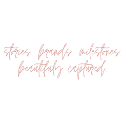 Inspirational quote writing: 'Hush, breathe, listen, beautifully captured' in pink script font on a black background.