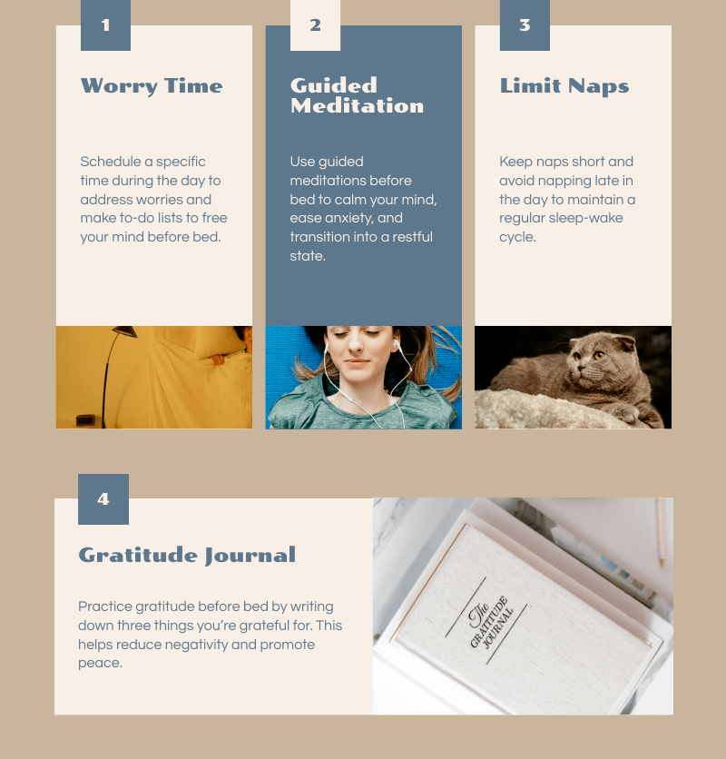 natural ways to manage sleep and worry