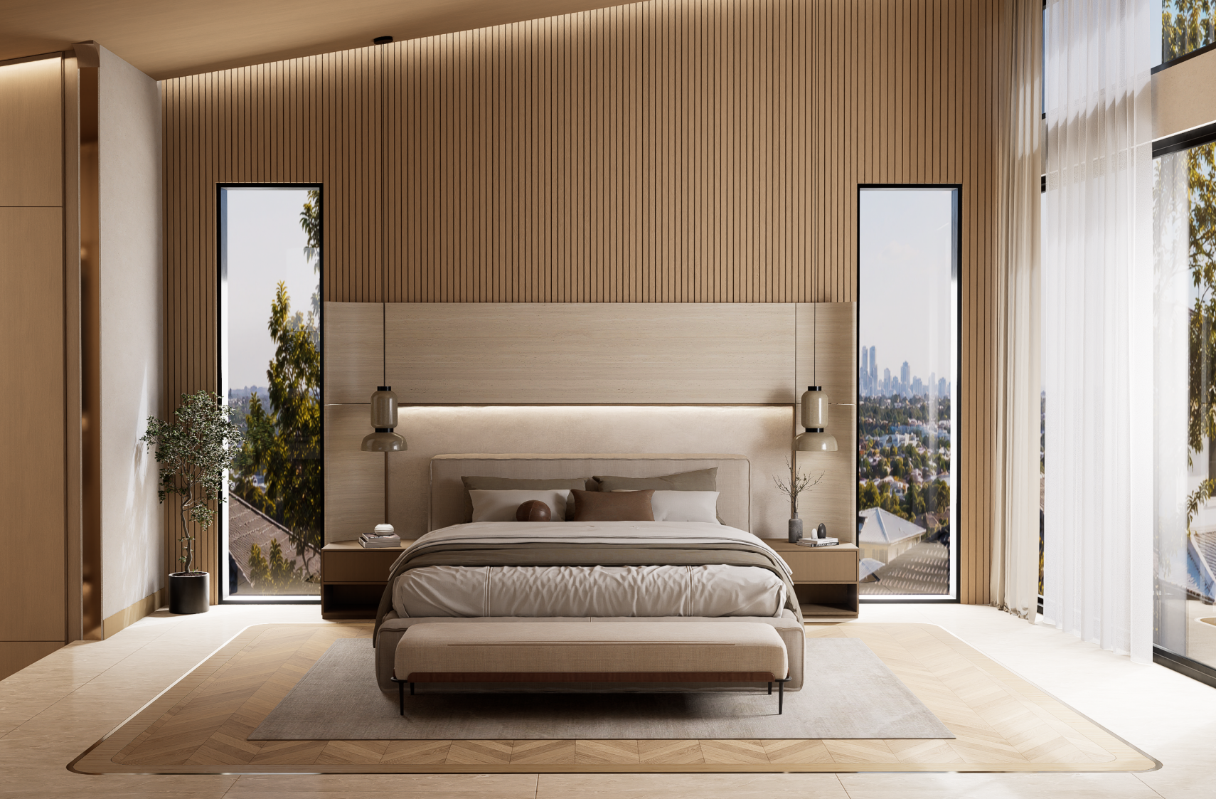 Master suite with a view 45 Wentworth parade