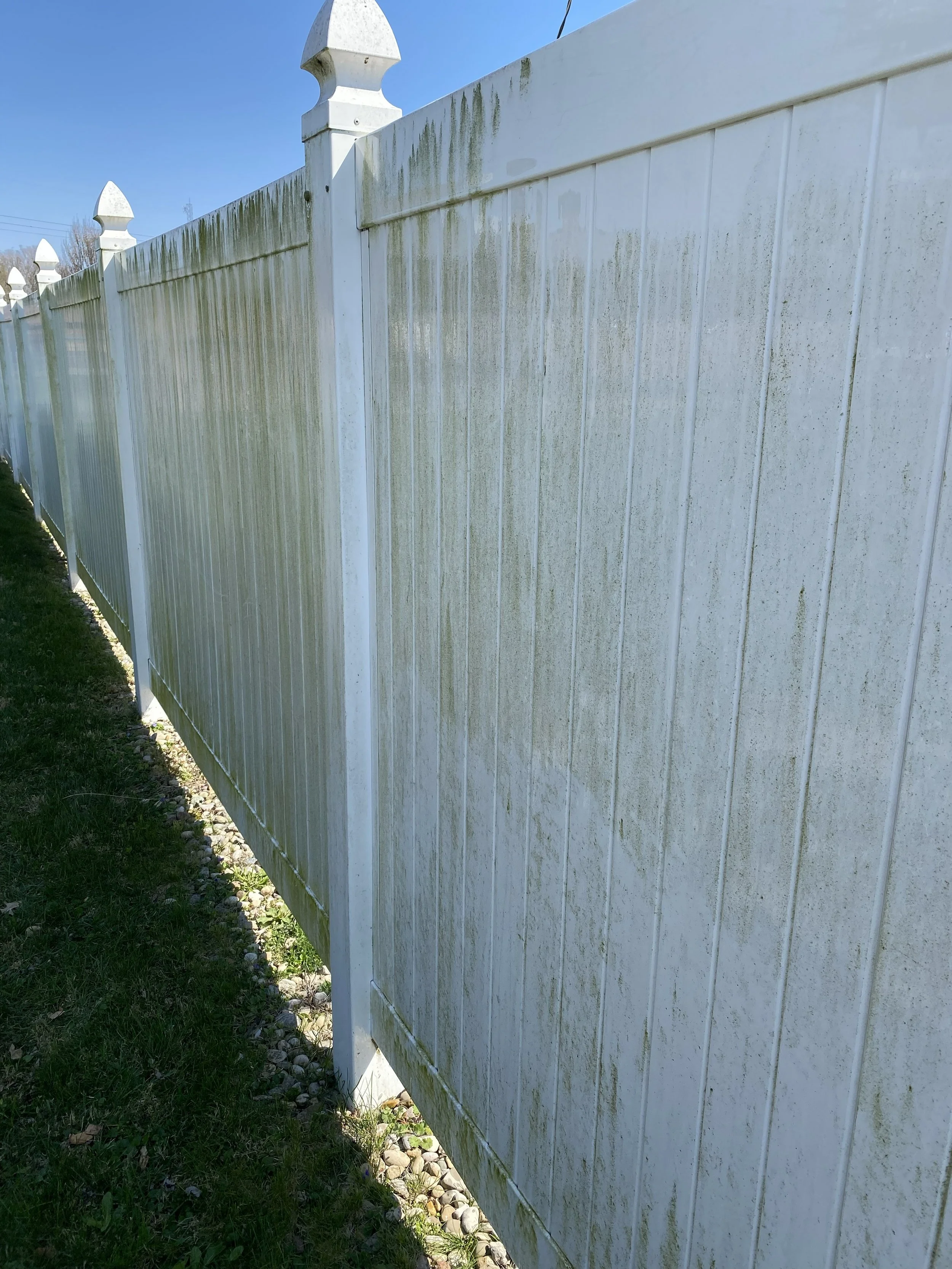 Before power wash