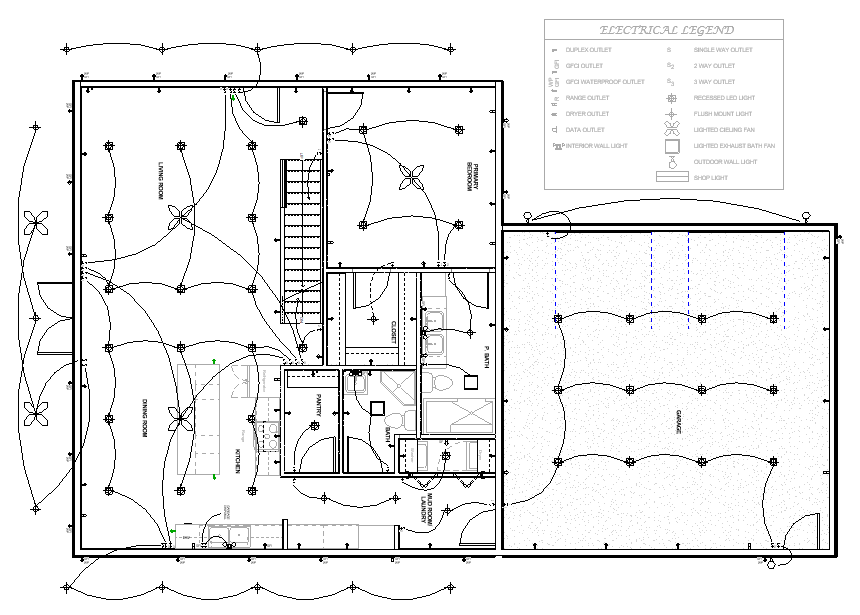 07 - Main Floor Electrical Plan