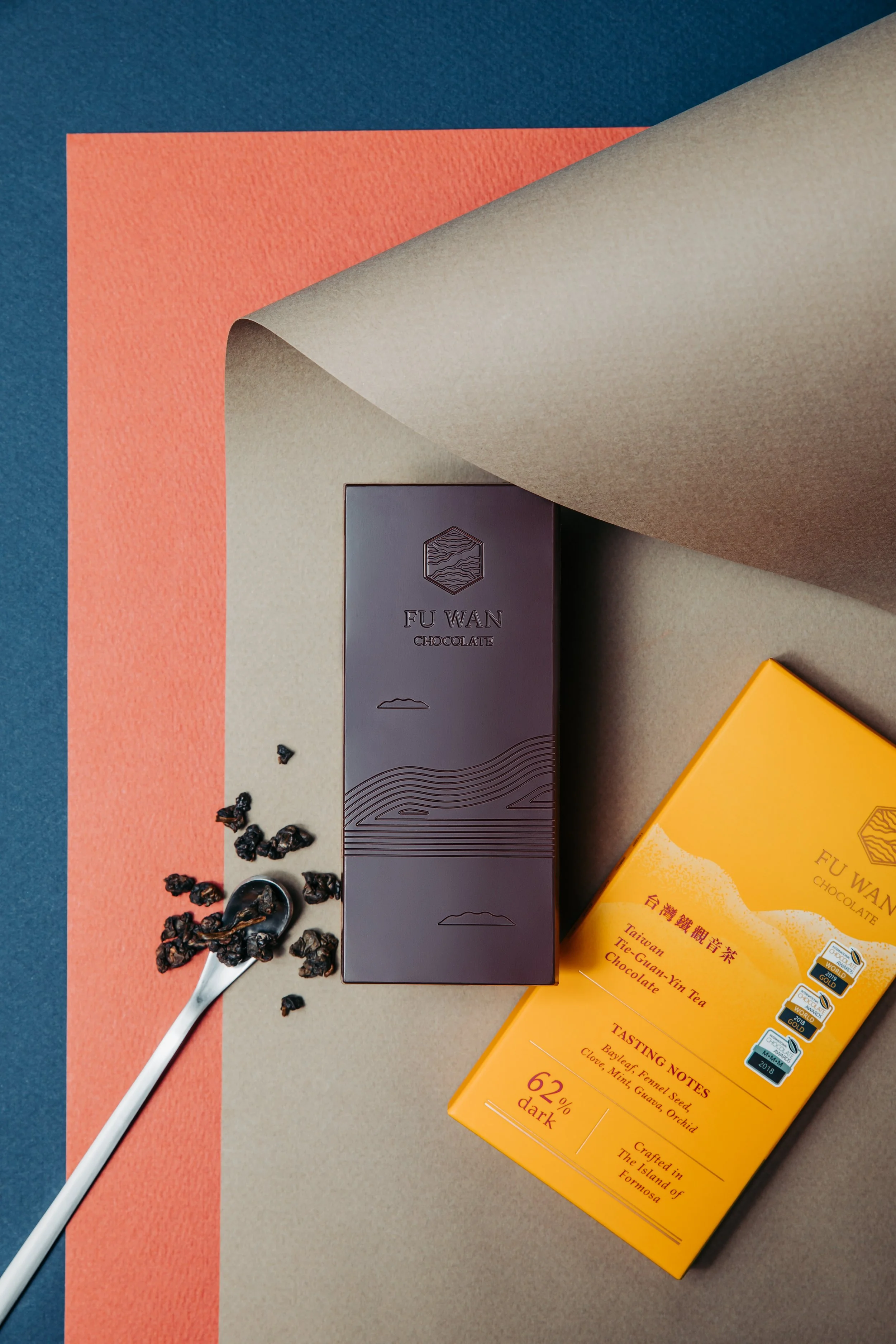 Fu Wan Chocolate – 62% - Tie Guan Yin - Tie Guan Yin Tea Chocolate