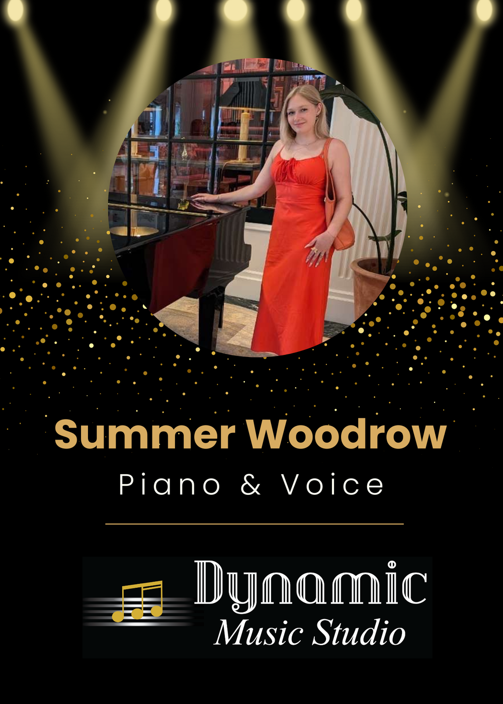
A University of Pittsburgh at Greensburg graduate in visual and performing arts and psychology, Summer combines musical fundamentals with self-expression and a positive learning environment.
