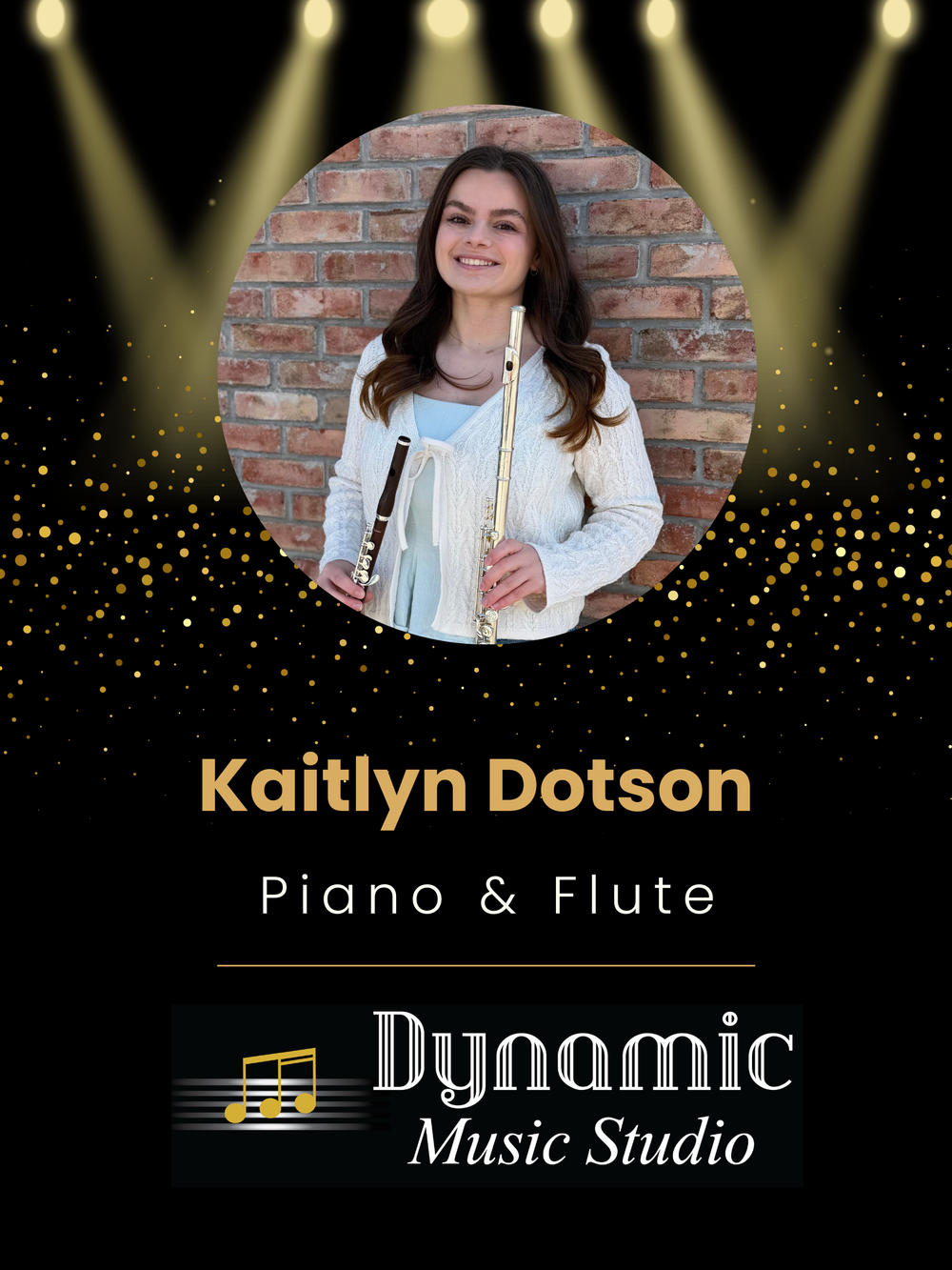 
A West Virginia University music graduate and woodwind instructor. Kaitlyn brings solo, chamber, and ensemble experience to helping students build musical skills and confidence.