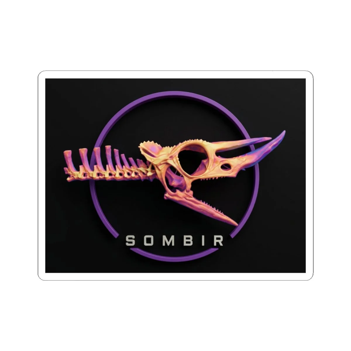 'Sombir' Kiss-Cut Vinyl Sticker