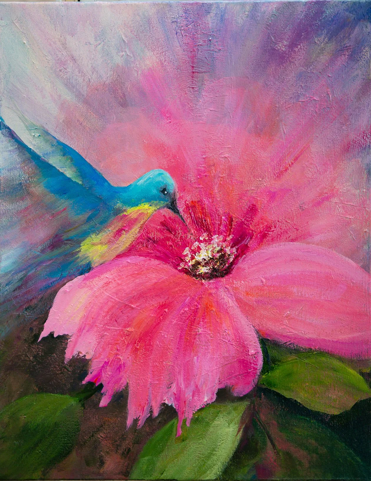 Humming Bird 16 × 20"