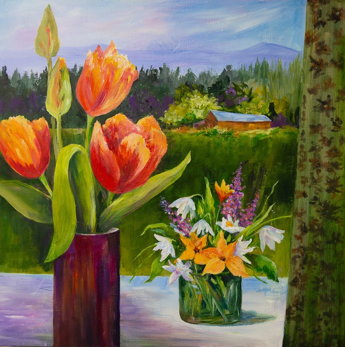 Skagit Farm 24 × 24"