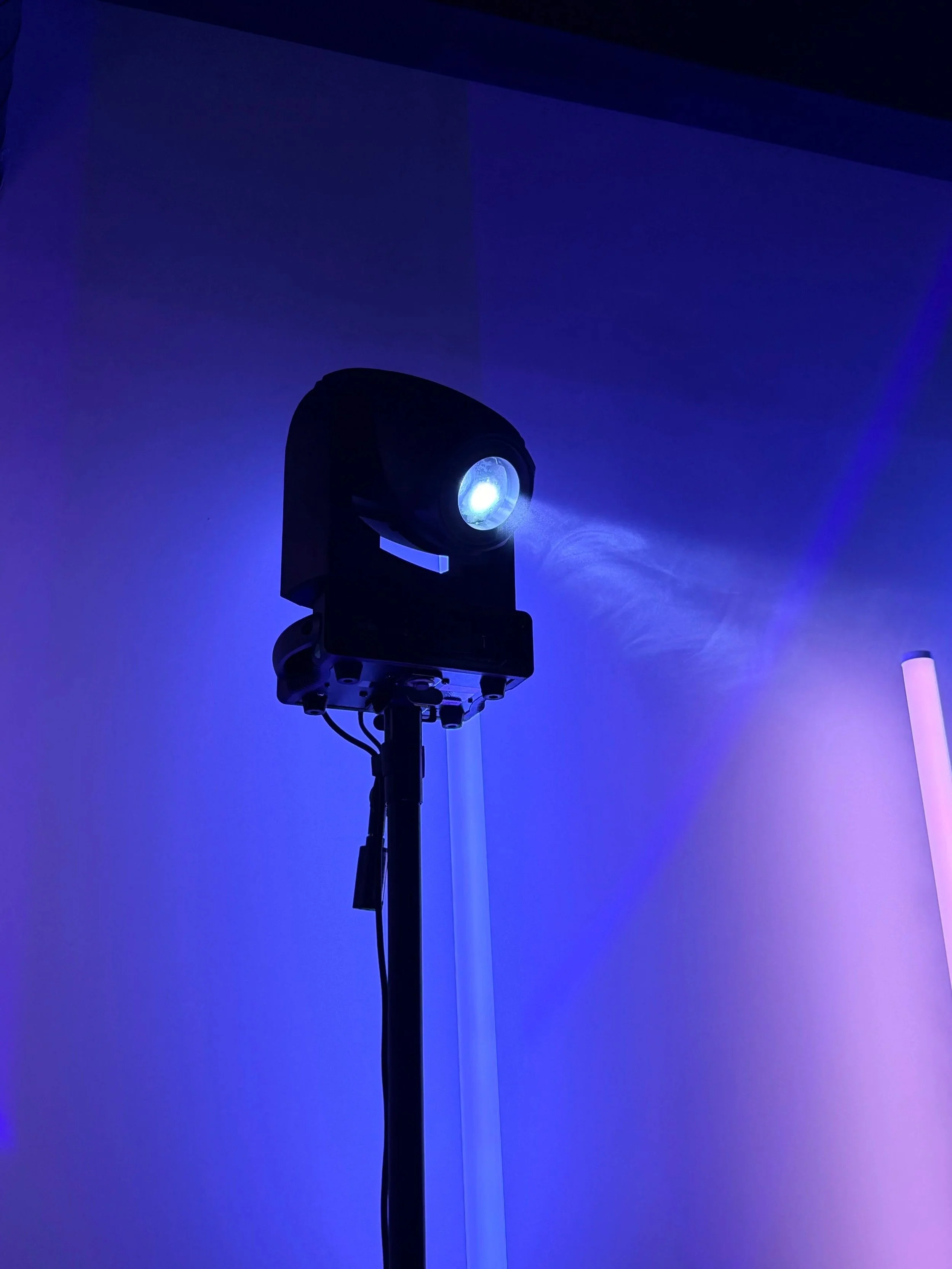 Intelligent event lighting by Versamix Music for weddings and corporate events in Savannah Georgia