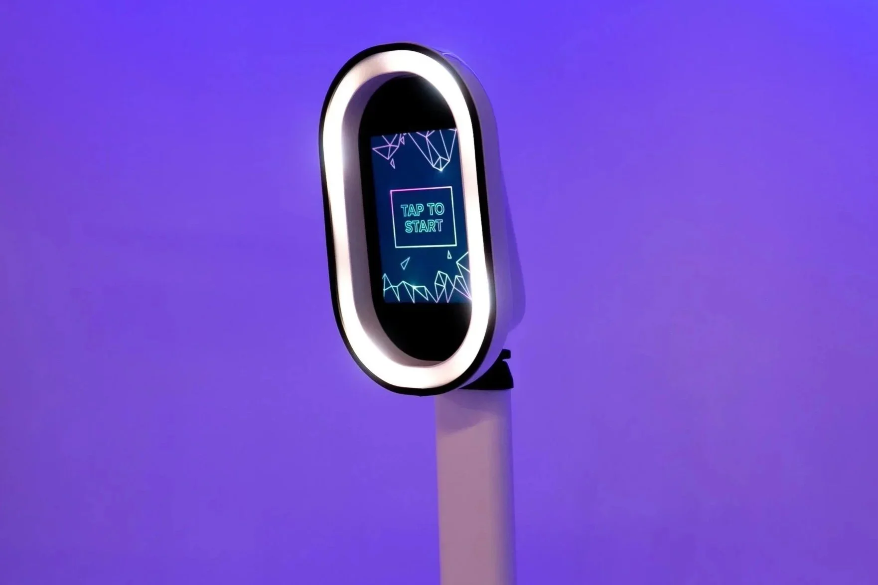Modern digital photo booth by Savannah Photo Booth Co at a Savannah Georgia wedding