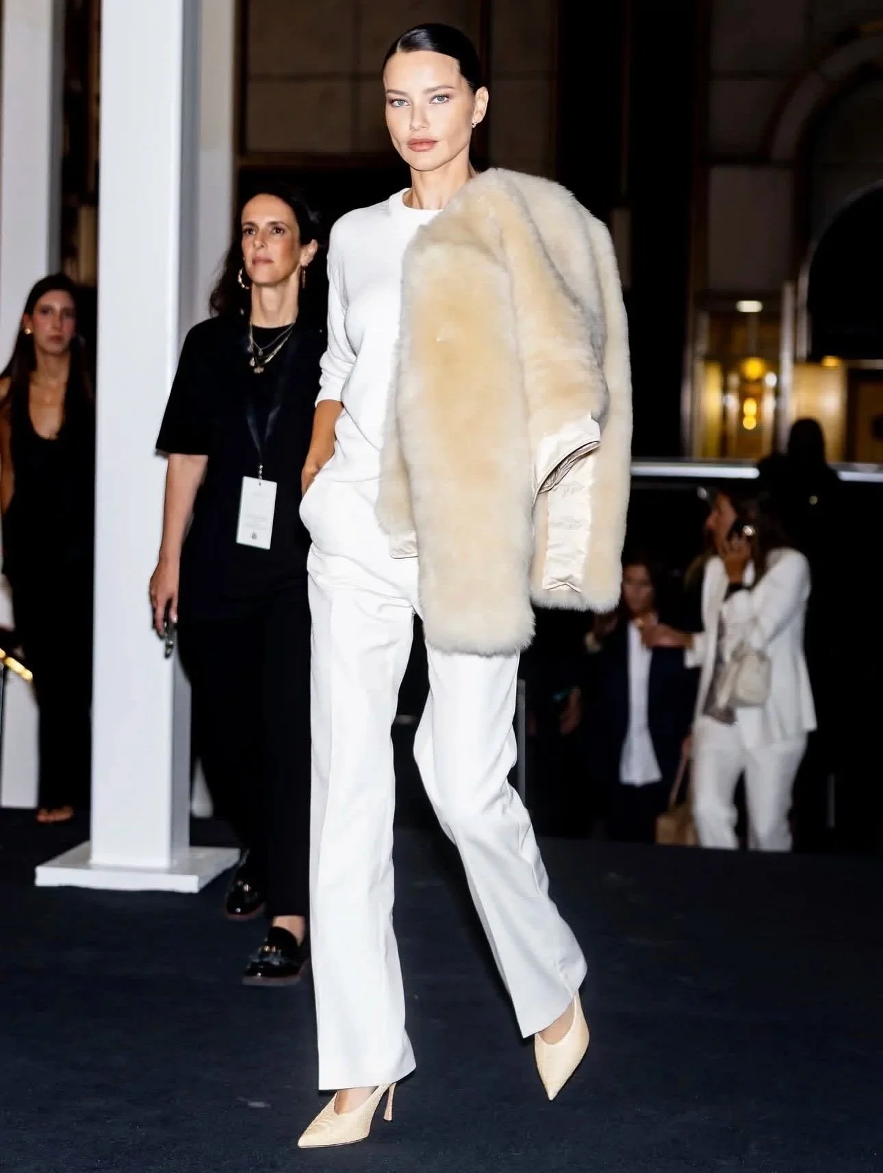 Adriana Lima | Moncler event during NYFW 
Styled by Natasha Colvin
Assisted by Sadler Vachon