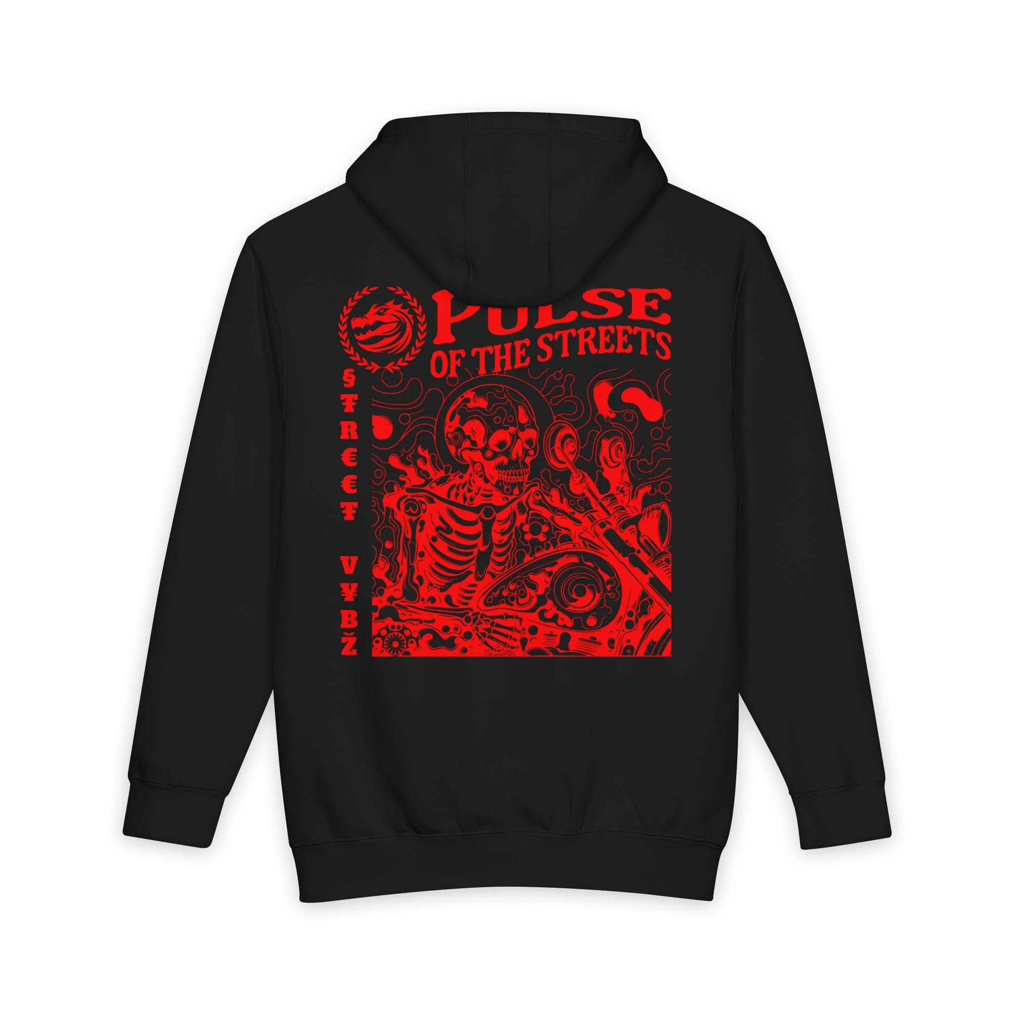 Pulse of the Streets Gothic Skeleton Hoodie