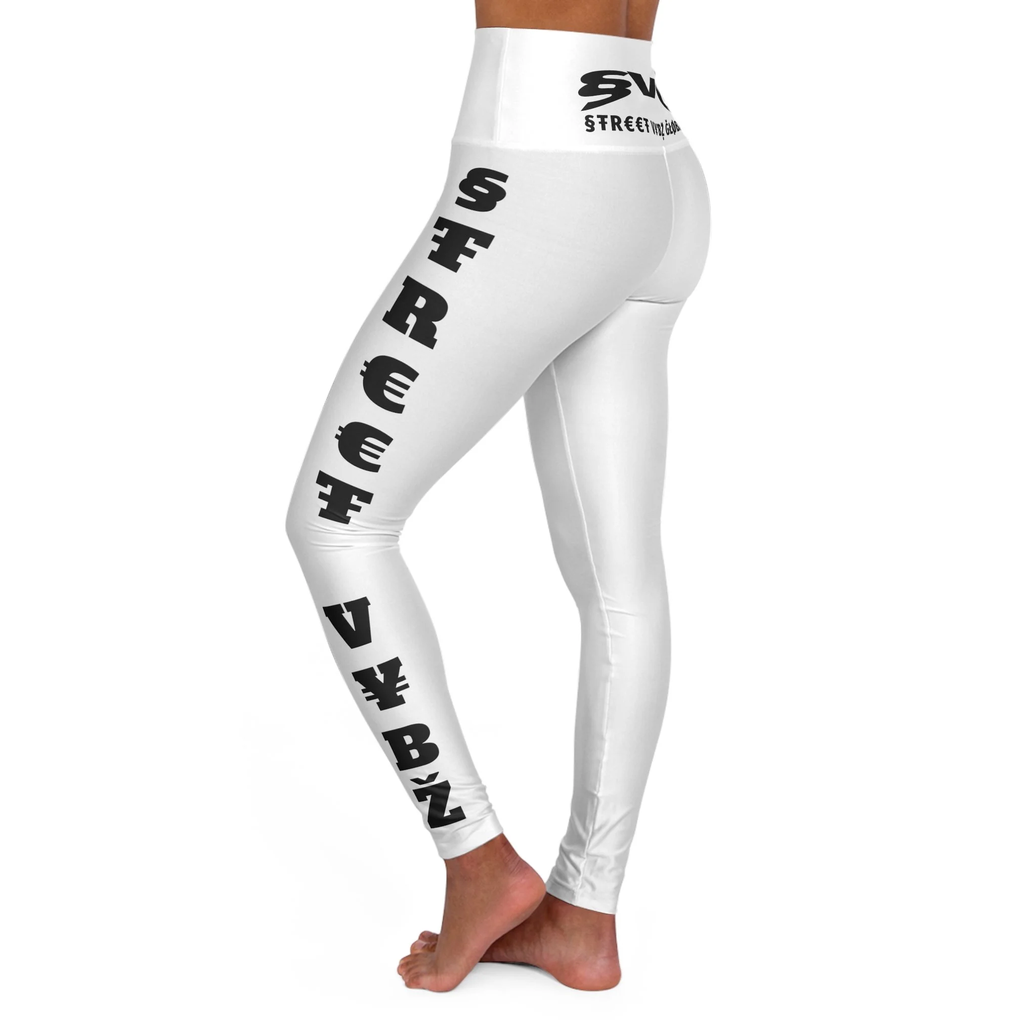 Streetwear Vibes High-Waisted Yoga Leggings