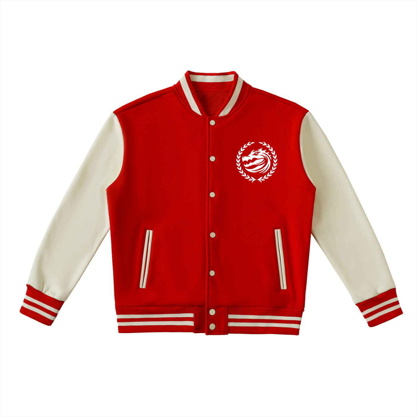 SVG Two-Tone Fleeced Varsity Jacket