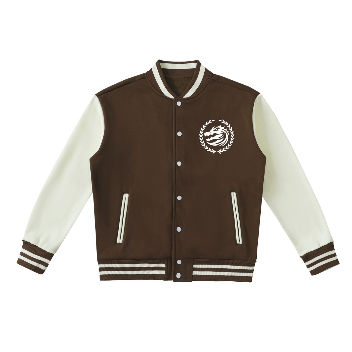 SVG Two-Tone Fleeced Varsity Jacket