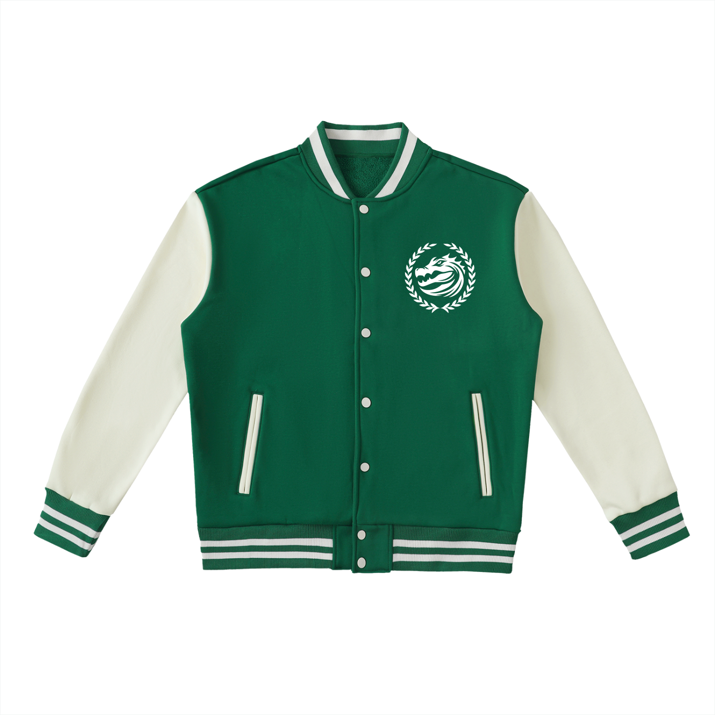 SVG Two-Tone Fleeced Varsity Jacket
