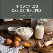 Cover of The World's Easiest Recipes cookbook, showcasing non-fiction book and cookbook editing