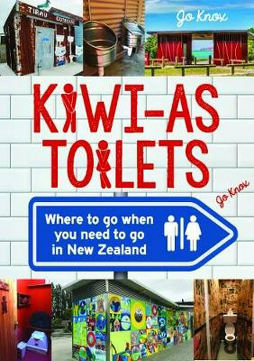 Cover of Kiwi-as toilets book showcasing non-fiction book editing and proofread