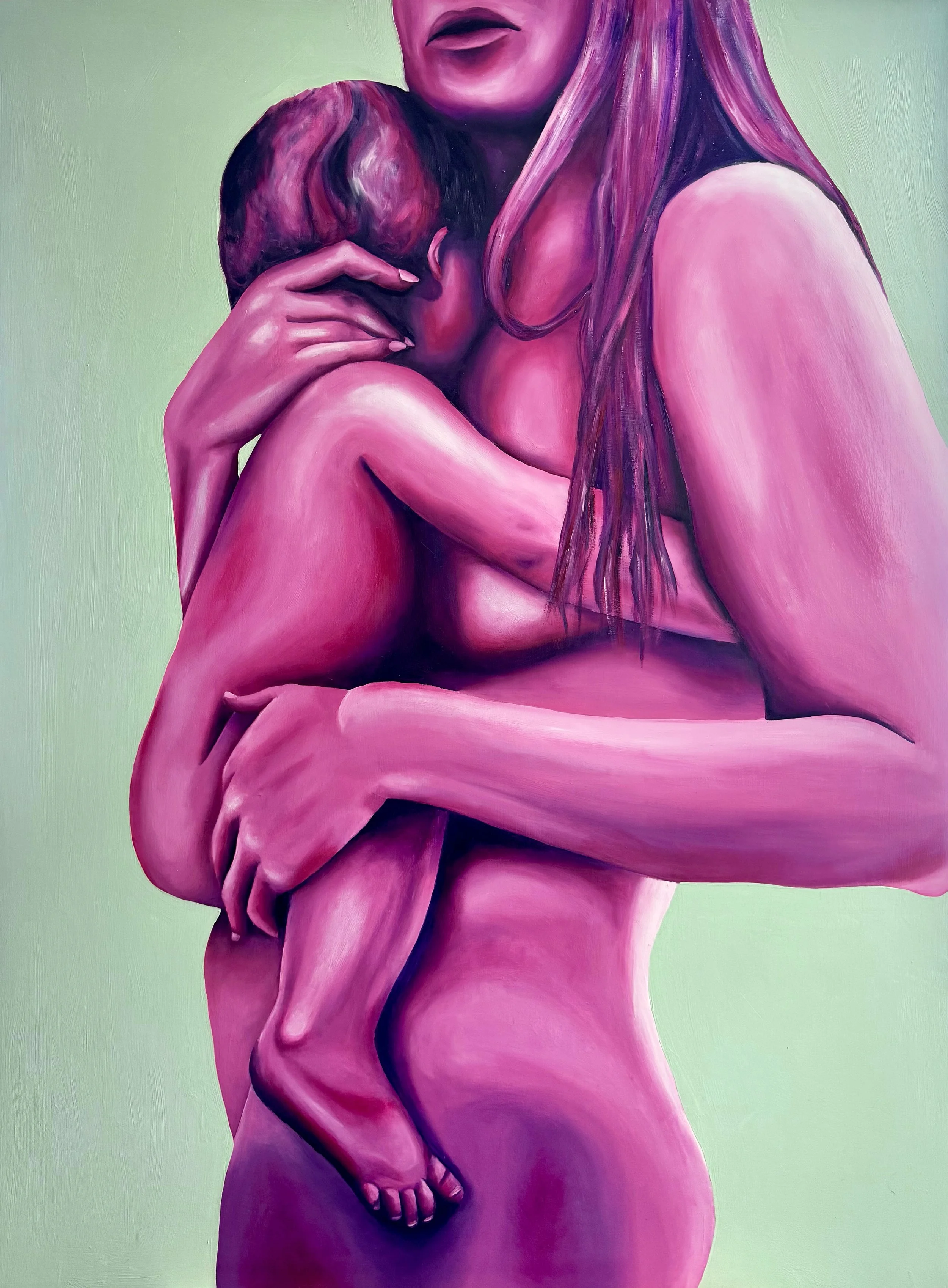 Mom Bod
30" x 40"
Oil on Panel