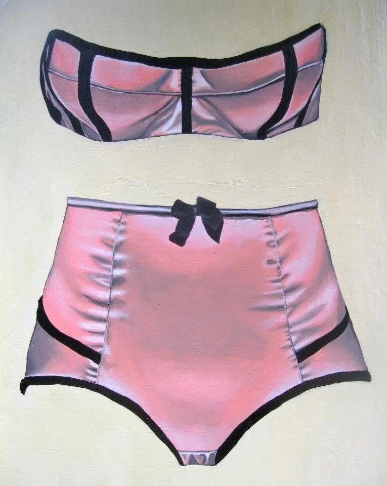 Lingerie, Oil on panel