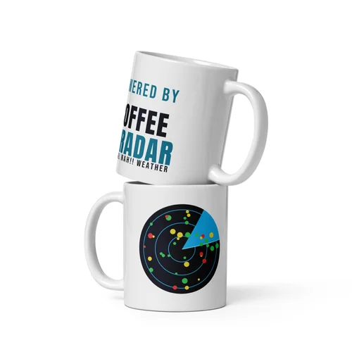 Powered by Coffee & Radar Mug (11oz / 15oz)