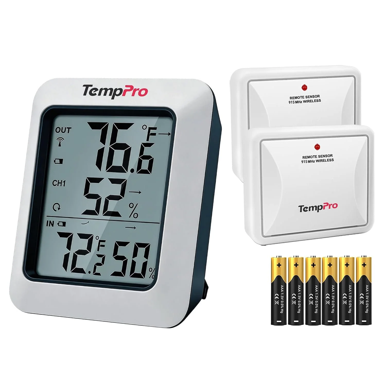 TempPro TempAir Indoor/Outdoor Thermometer (2 sensors)