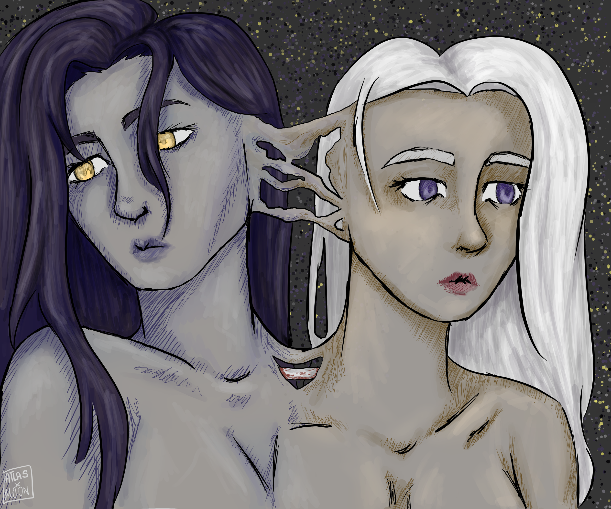 Lunar and Solar, digital, 2024