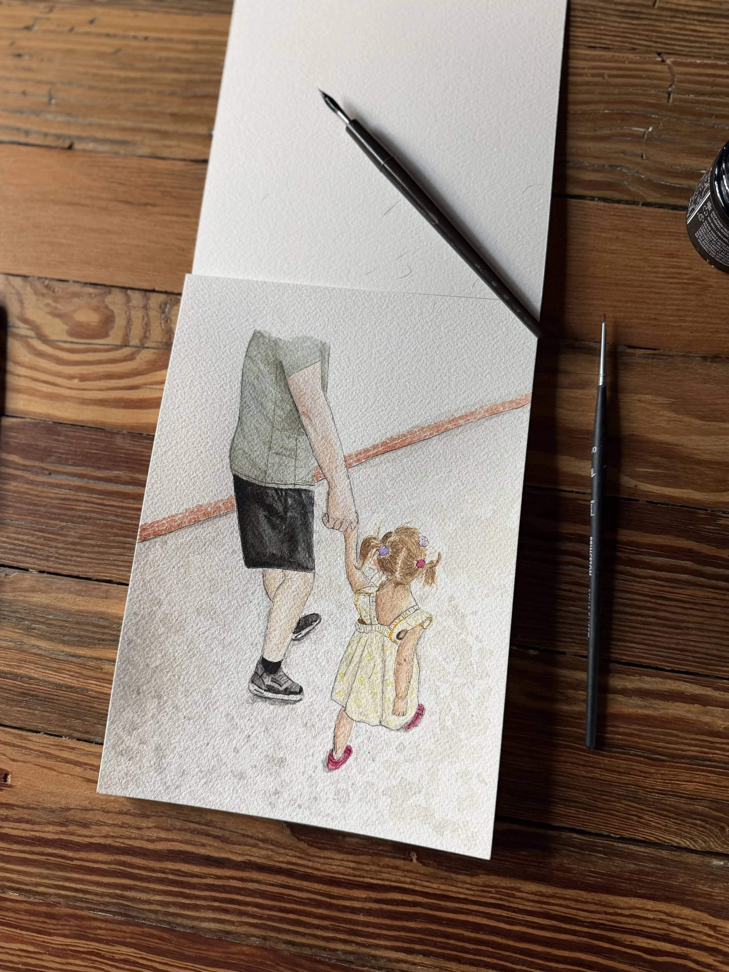 "Walking to Dinner"