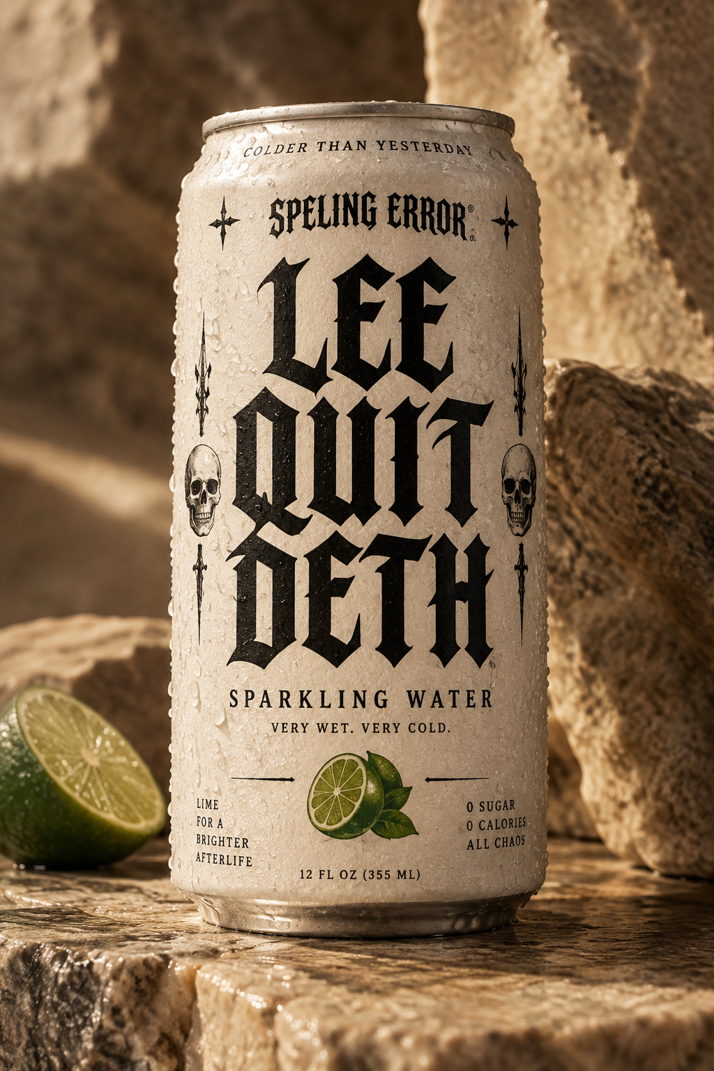 LEE QUIT DETH SPARKLING WATER