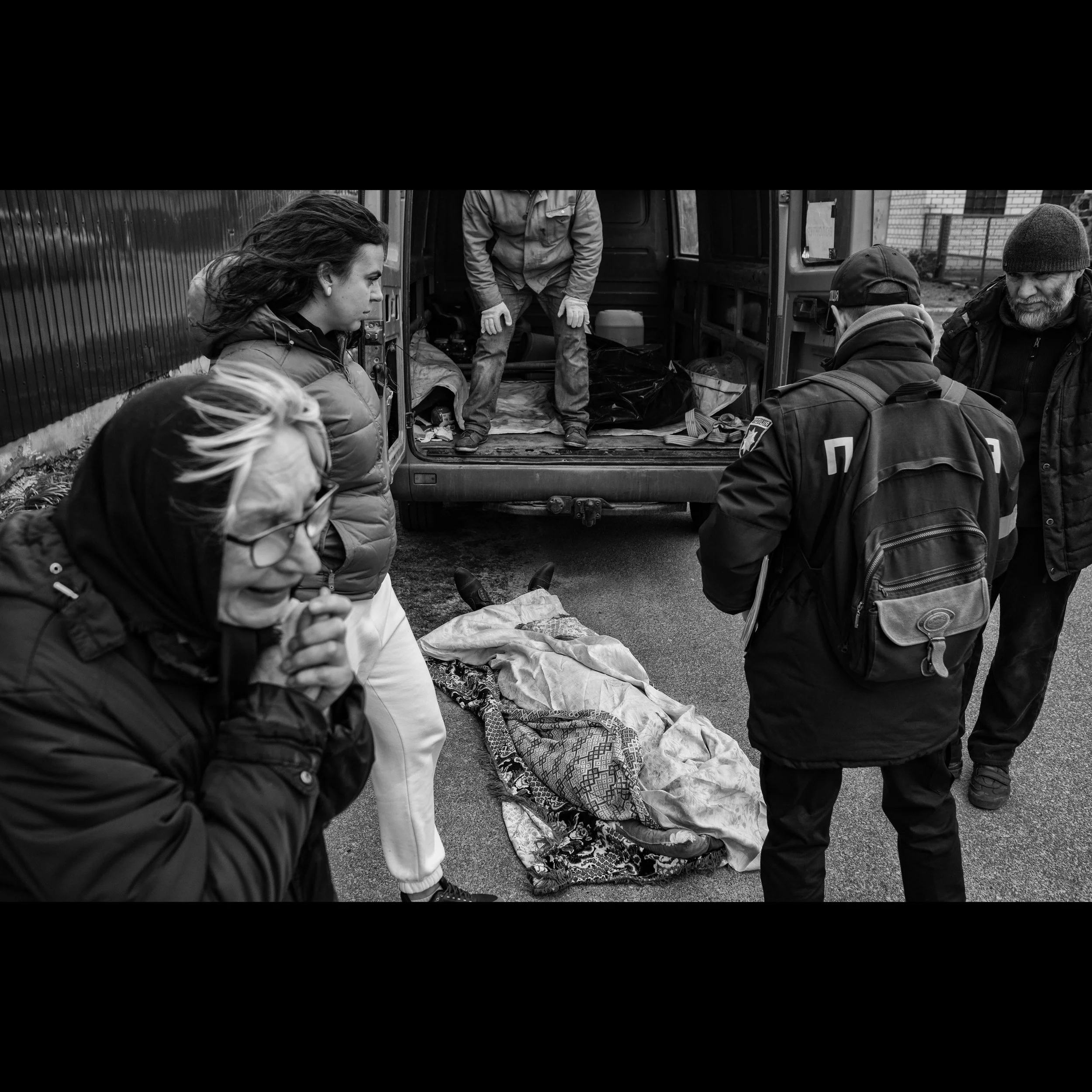 &ldquo;Russia, frankly, has been fine on Ukraine. They haven&rsquo;t been doing much.&rdquo; U.S. President Donald Trump on Ukraine as he continues to make deals with Vladimir Putin. 

Caption: The exhumed body of a young man who was a civilian named