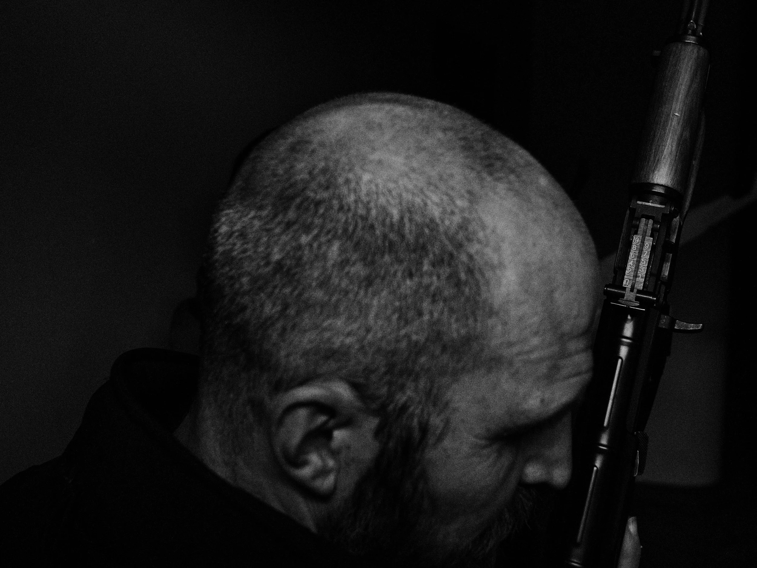  Ukrainians from the civilian world partake in firearms training taught by tactical combat trainers from the Czech Republic in Lviv, Ukraine on March 29, 2022 as the Russian invasion of Ukraine continues.  Seth Herald/Redux Pictures  