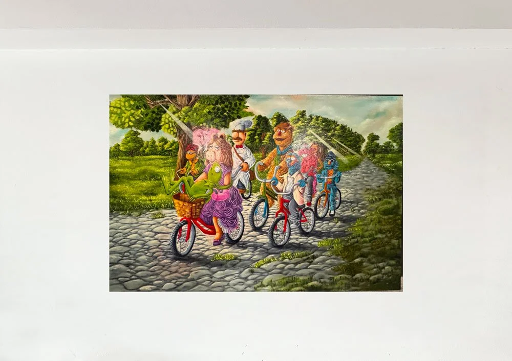 Ciclovia en parque 150 x 100 cm