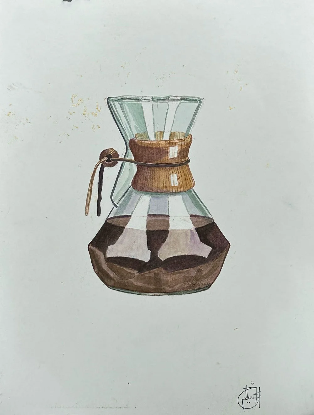 Jarra medio llena 21,5 x 28 cm