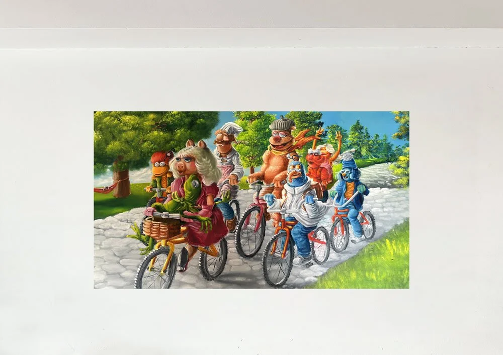 Paseo por el parque 150 x 100 cm