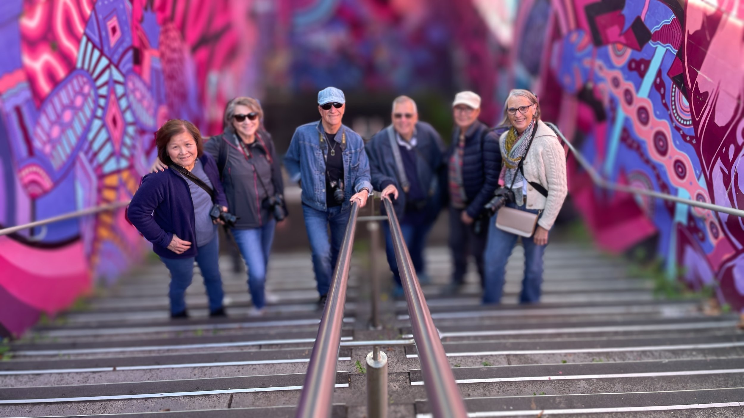 Street photography course students with Smarterdigital photography courses