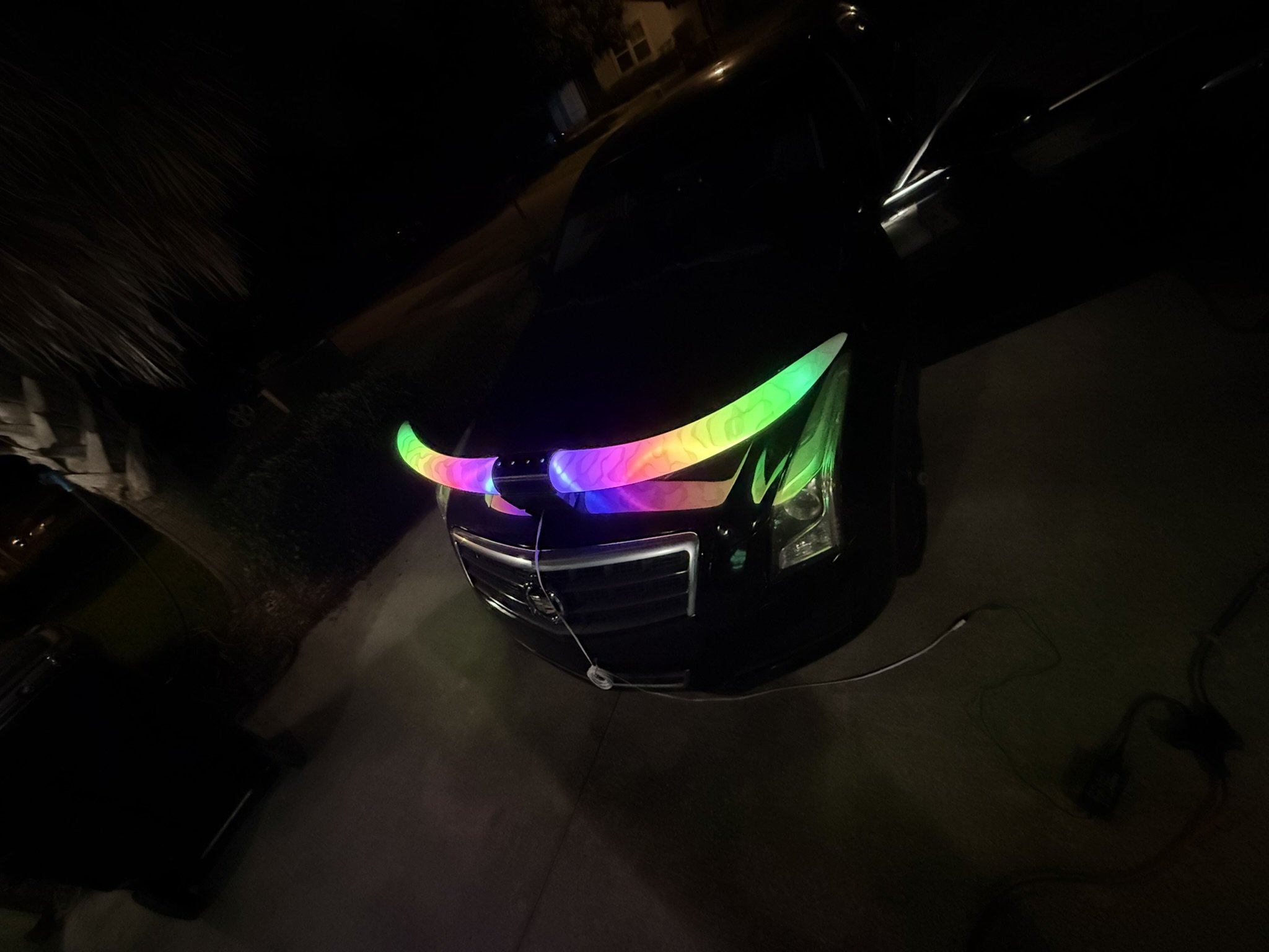LED Longhorn™ Hood Ornament Light System CAR SIZE