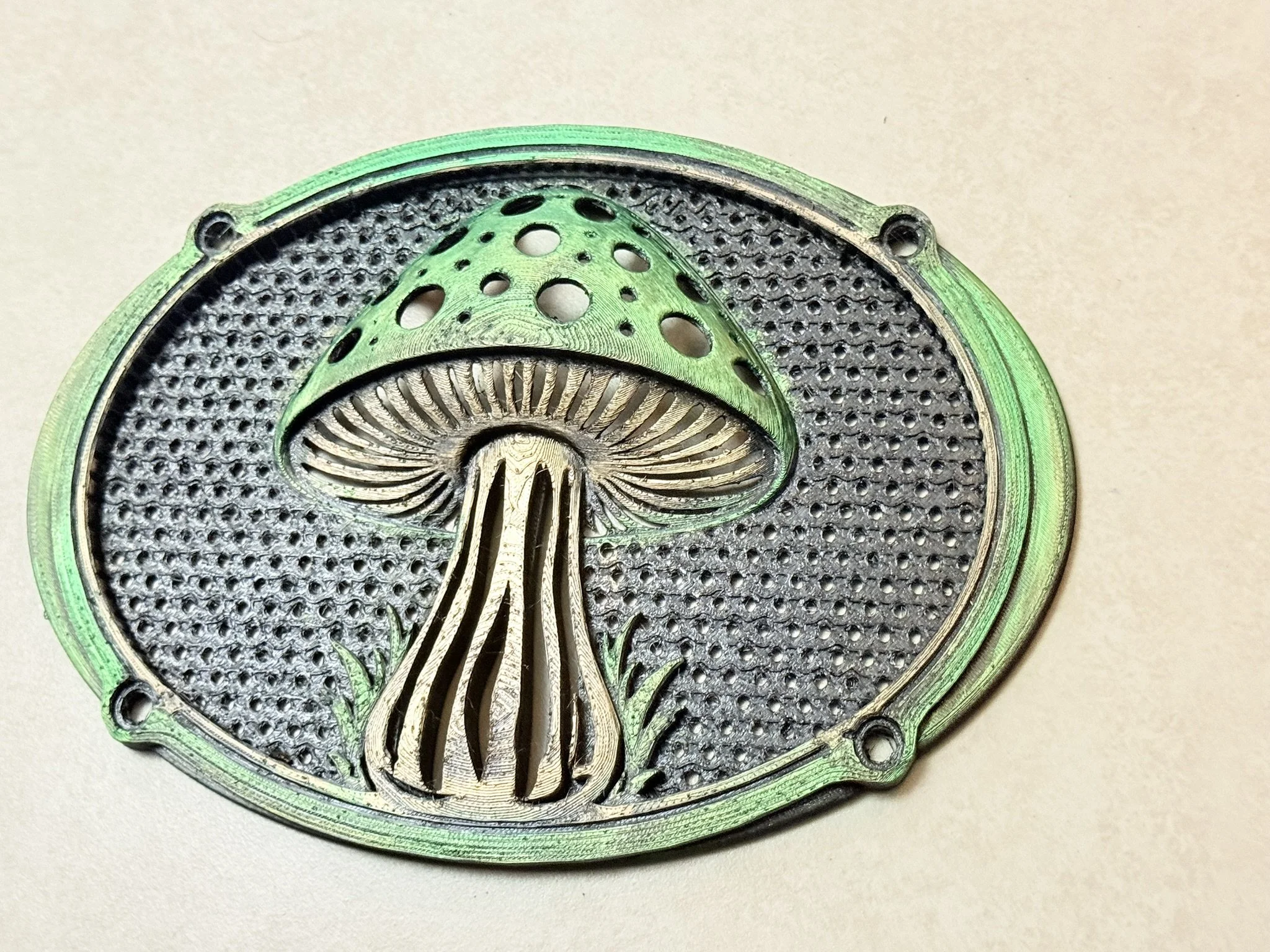 🍄🌿 MUSHROOM 6×9 Pair (2) SPEAKER GRILL 🌿🍄