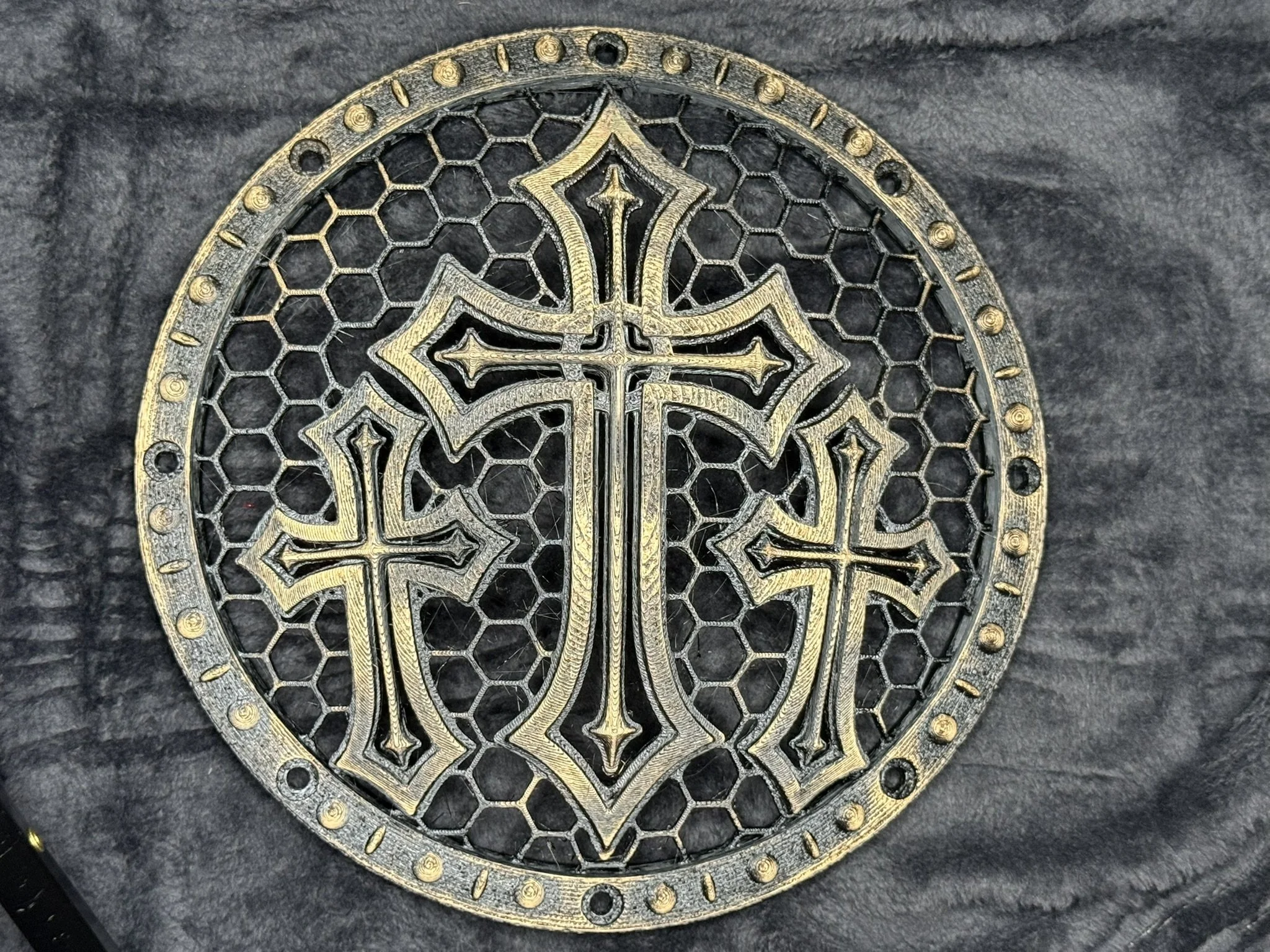 ✝️✝️✝️ TRINITY 8-INCH SUBWOOFER CAR SPEAKER GRILL ✝️✝️✝️