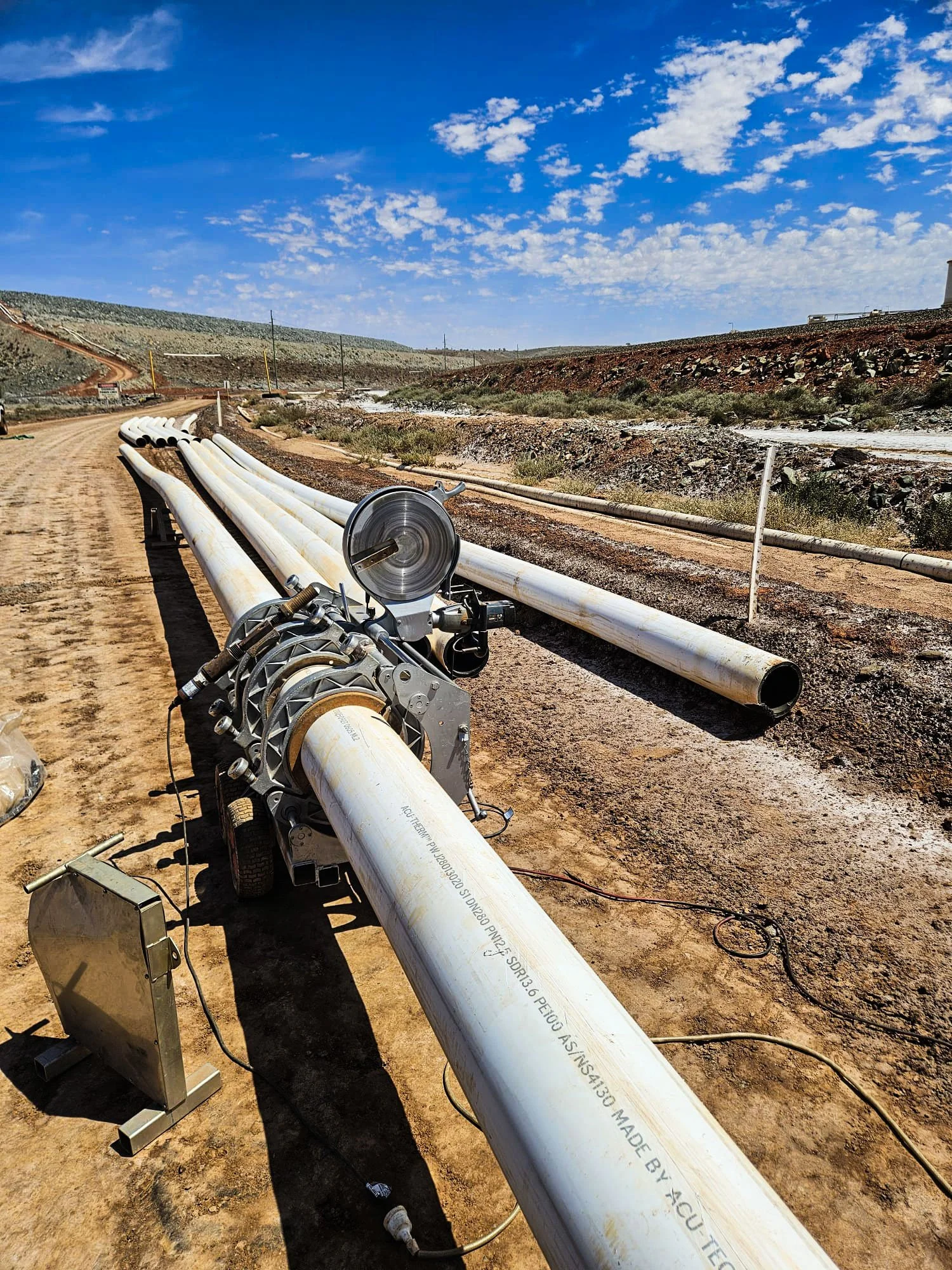 Large pipe diameter capability