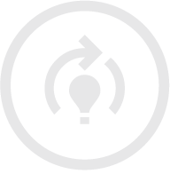 Black and white icon of a fertilizer or plant with a sprout in a circular badge