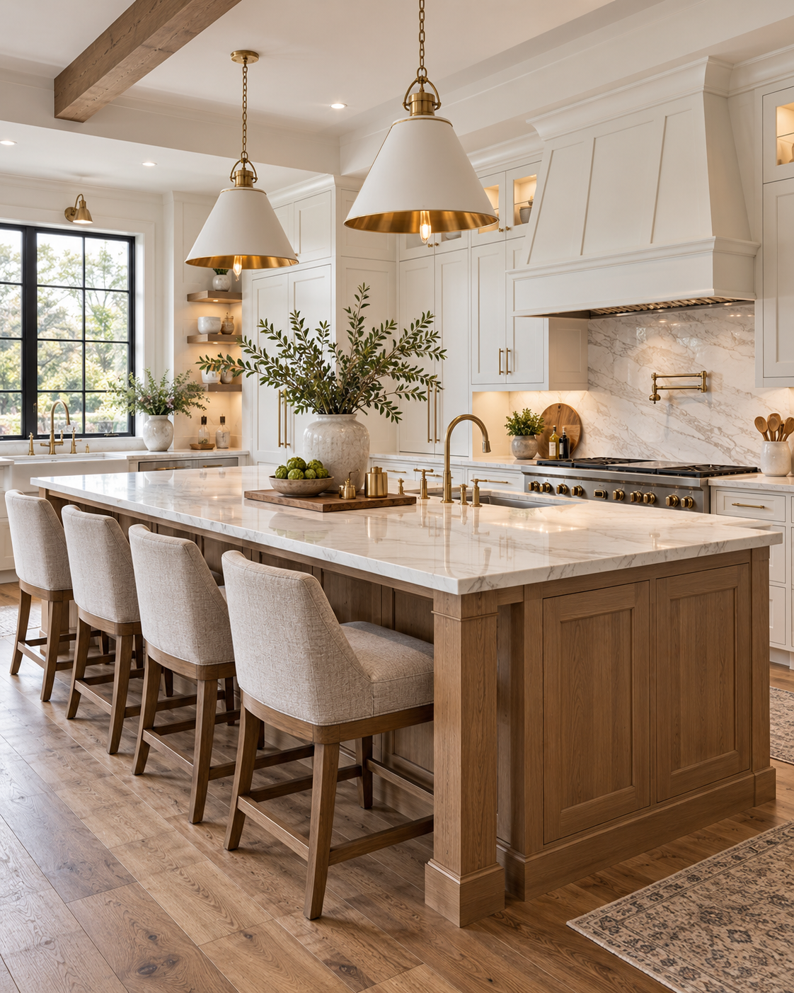 Custom kitchen cabinets with professional installation and high-end finishes by Apex Home Upgrades.