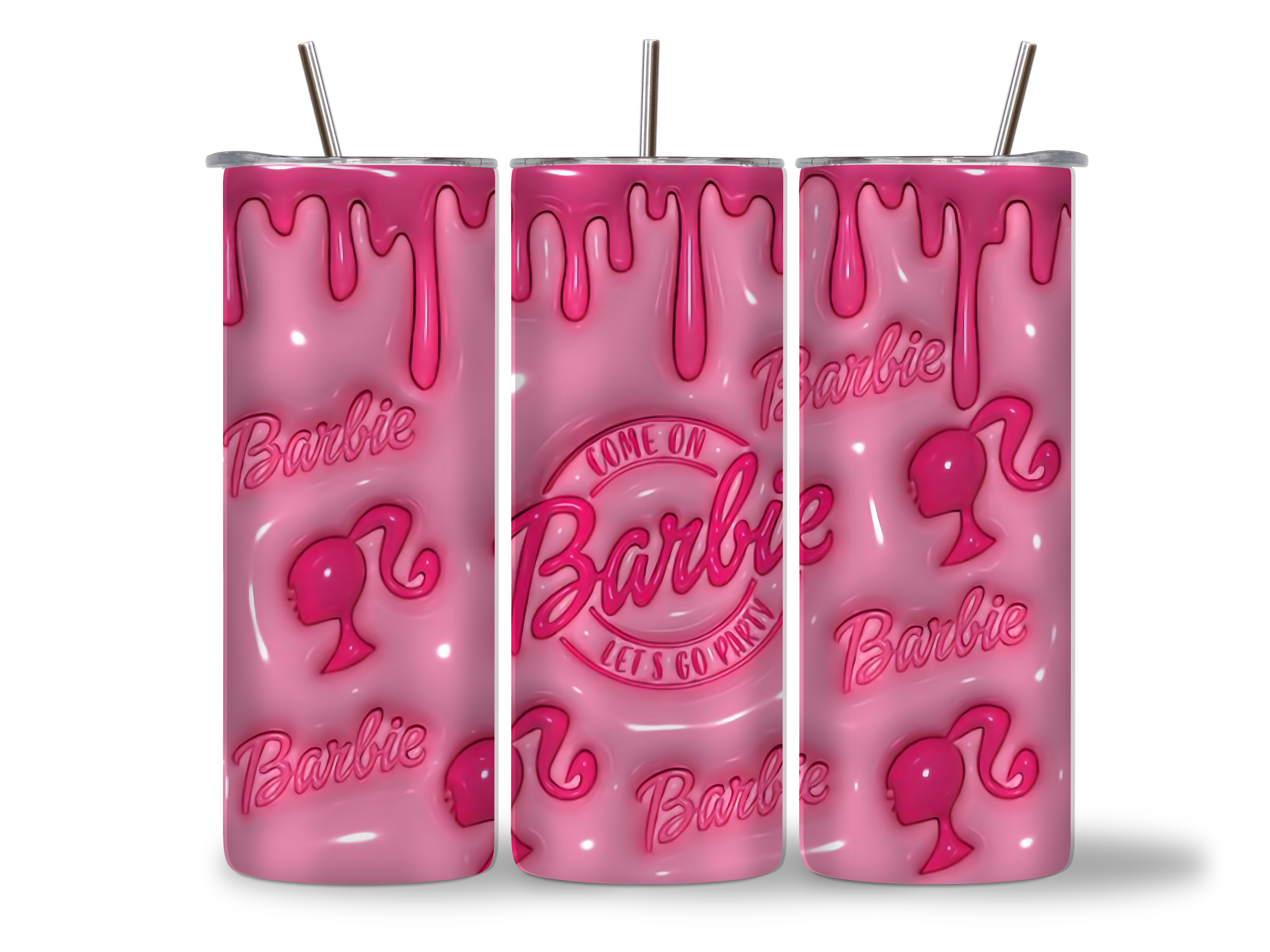 Barbie Inflated Tumbler/Drink Bottle