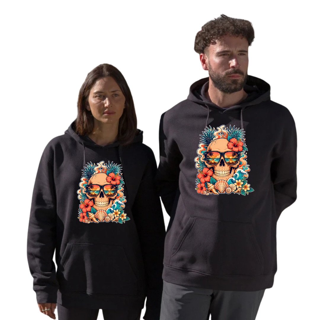 Tropical Skull Lighter Hoodie