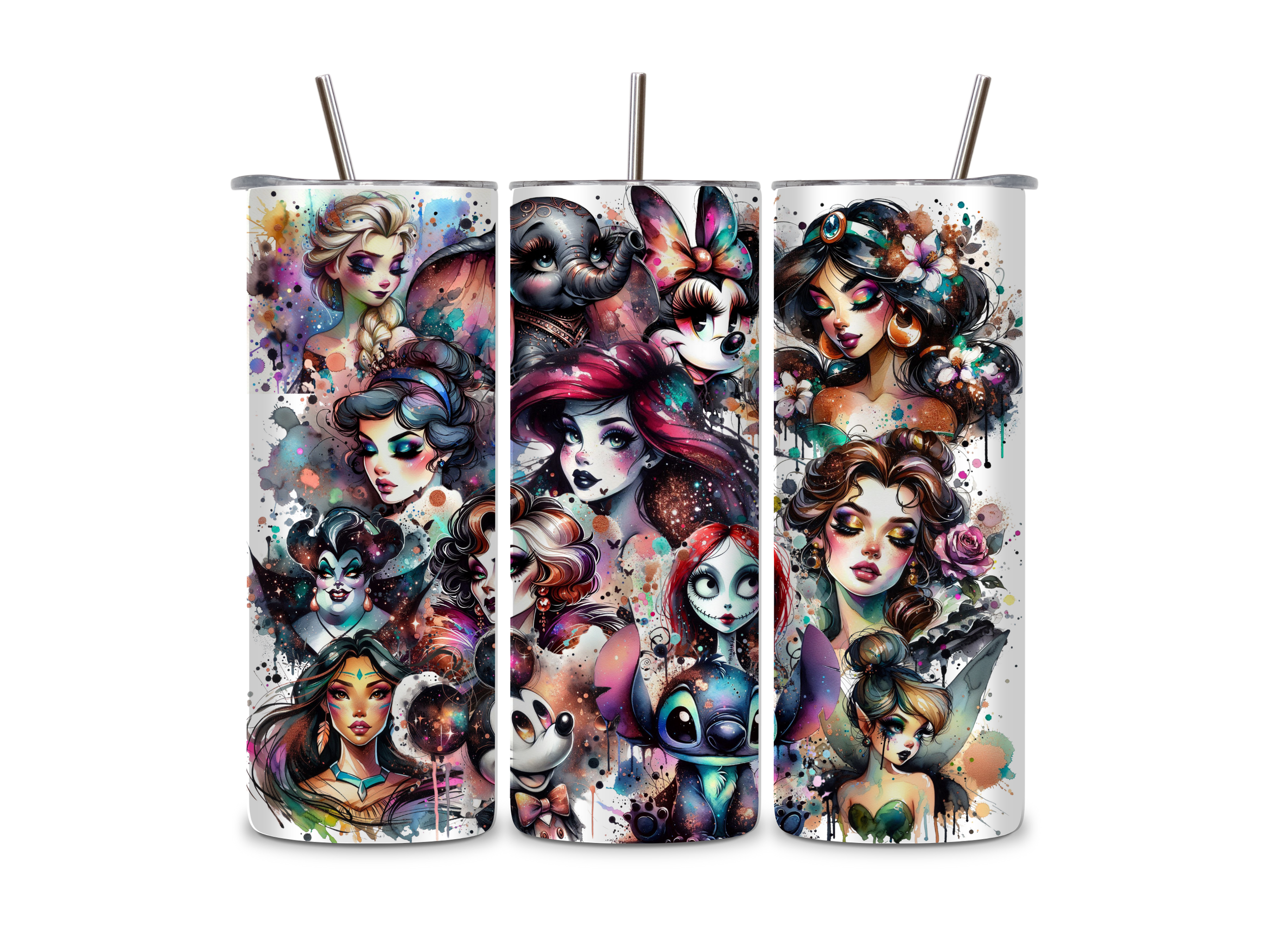 Disney Collage Tumbler/Drink Bottle