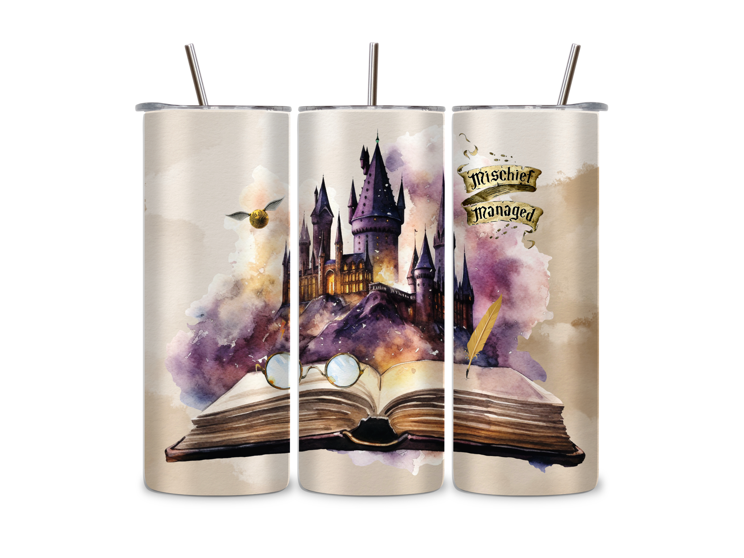 Harry Potter Hogwarts Tumbler/Drink Bottle