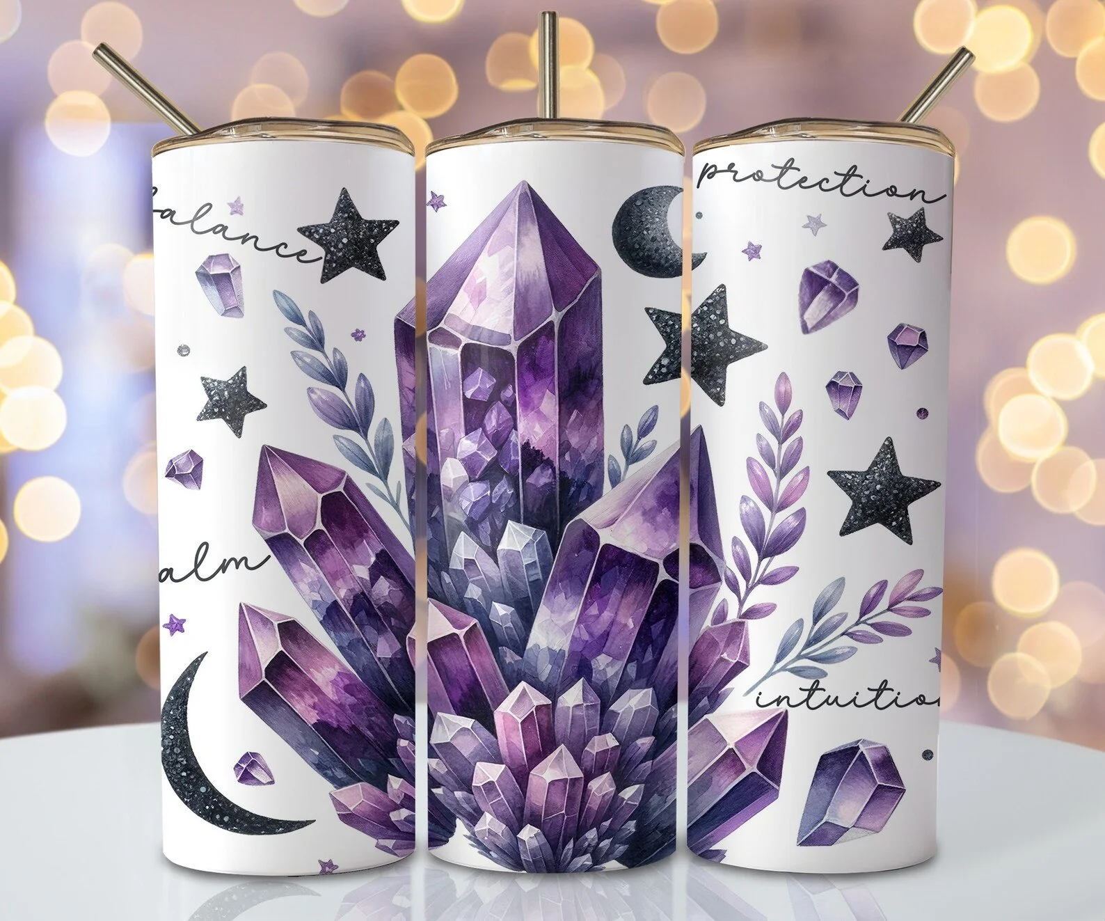Amethyst Tumbler/Drink Bottle