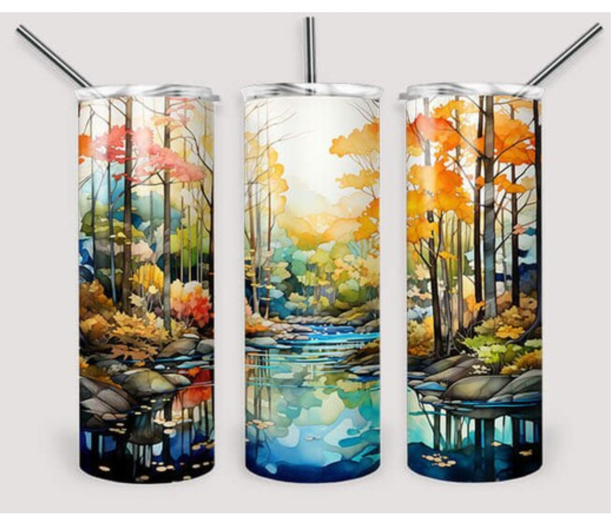 Autumn Forest Tumbler/Drink Bottle
