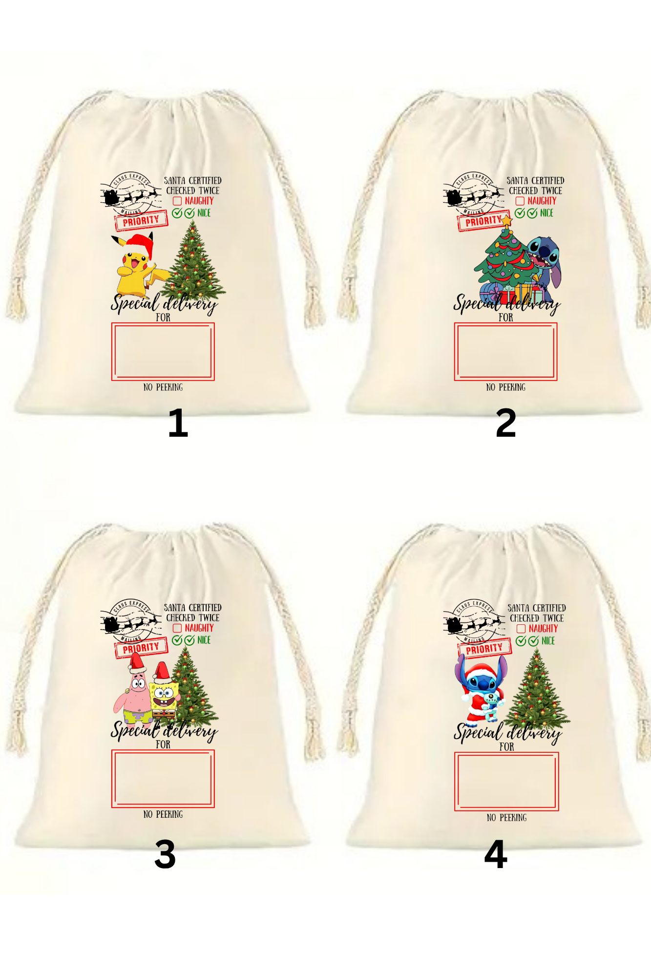 Christmas Santa Sack
