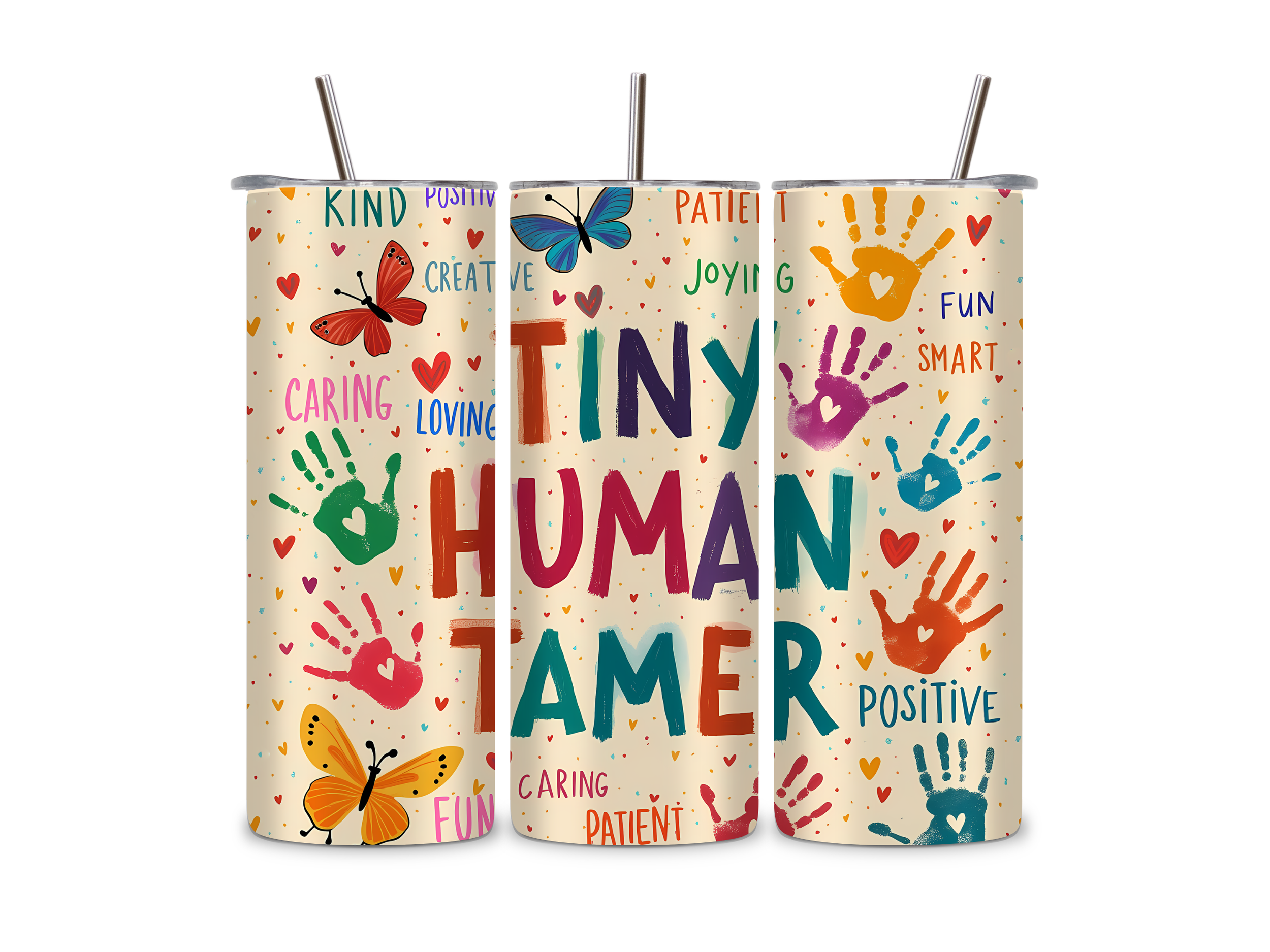 Tiny Human Teacher Tumbler/Drink Bottle