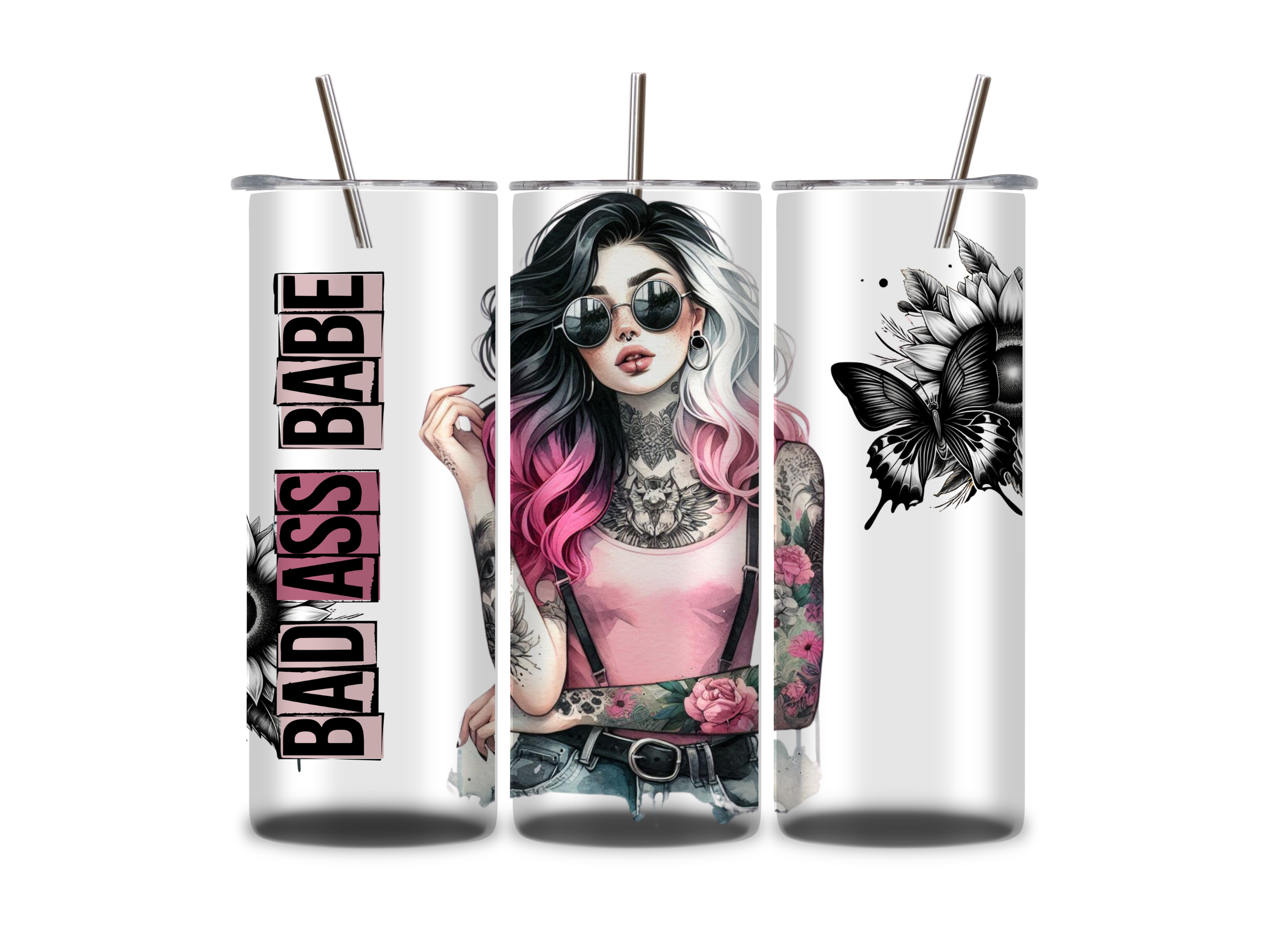 Badass Babe Tumbler/Drink Bottle