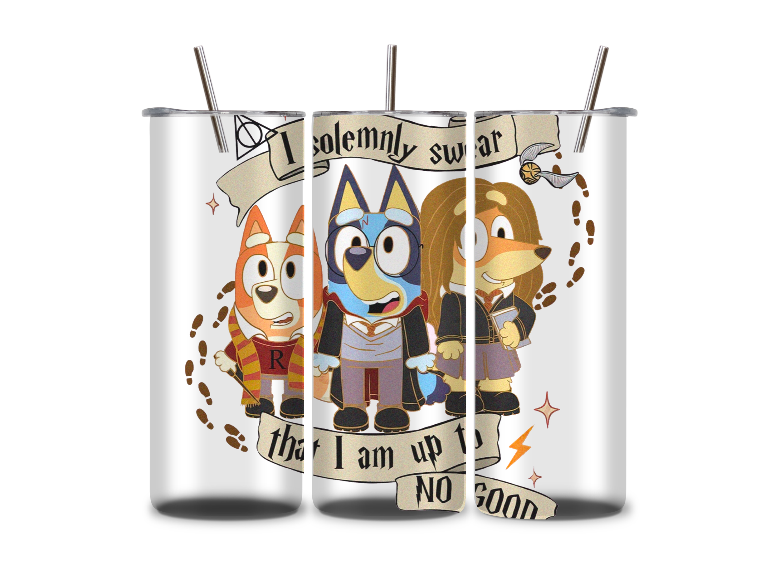 Bluey x Harry Potter Tumbler/Drink Bottle